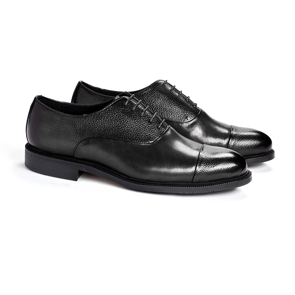 Men'S Formal Wear For A Wedding - 2025 ชายอิตาเลี่ยนสไตล์ Handmade หนังวัวแท้ Oxford รองเท้าคุณภาพสูงชุดสูทรองเท้าสําหรับงานแต่งงาน