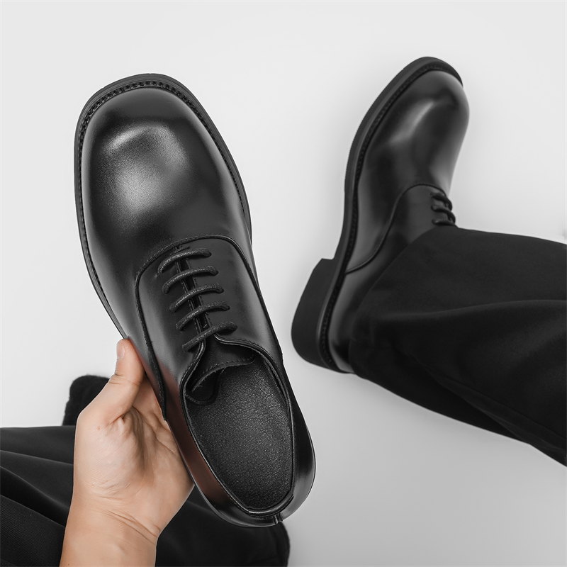 Elegant Formal Men'S Wear - แบรนด์คลาสสิกผู้ชายรองเท้าหนังหนา Soled สวมใส่รองเท้า Brogue Elegant จัดเลี้ยงรองเท้าอย่างเป็นทางการสําหรับชาย