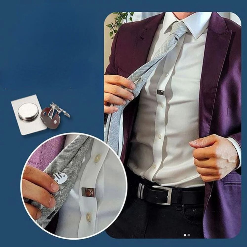 คลิปหนีบเนคไทแบบซ่อน ป้องกันรอ - Collar Stay Metal บทวิจารณ์และราคา