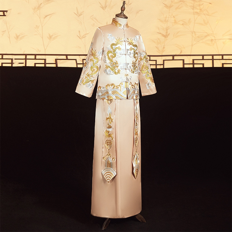 ชุดสูทสีแชมเปญผู้ชาย xiuhe เสื - Men'S Formal Wear For A Wedding บทวิจารณ์และราคา