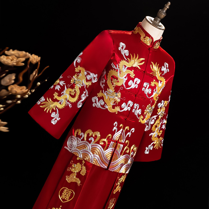 ชุดสูทสีแชมเปญผู้ชาย xiuhe เสื - Men'S Formal Wear For A Wedding บทวิจารณ์และราคา