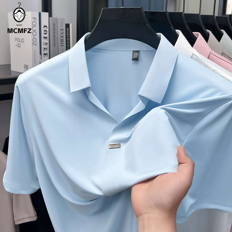 เสื้อเชิ้ตผู้ชายปกเรียบแบบซ่อน - Men'S Polo Formal Wear บทวิจารณ์และราคา
