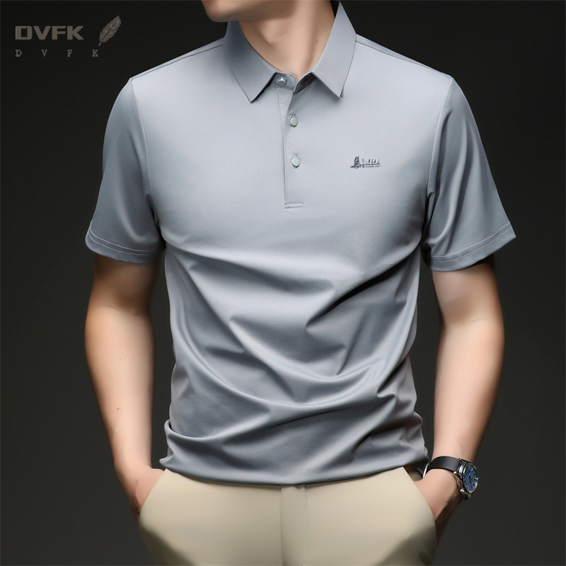 เสื้อโปโลผู้ชายฤดูร้อนแขนสั้นร - Men'S Polo Formal Wear บทวิจารณ์และราคา