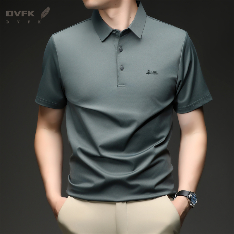 เสื้อโปโลผู้ชายฤดูร้อนแขนสั้นร - Men'S Polo Formal Wear บทวิจารณ์และราคา