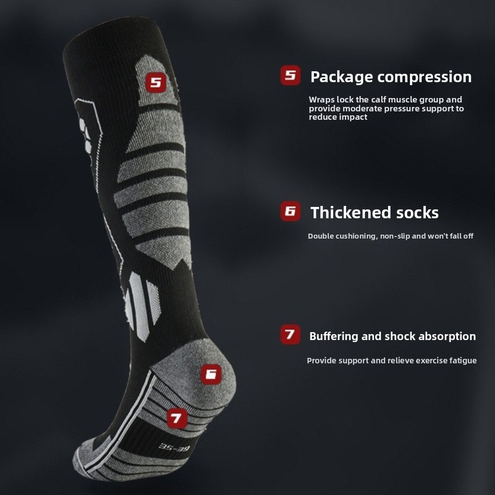 ถุงเท้าสกีแบบหนาพิเศษ ระบายอาก - Sock Garter Men บทวิจารณ์และราคา
