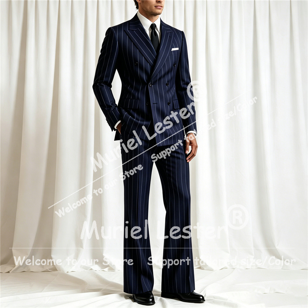 ชุดสูทลายทางสุดหรูสำหรับผู้ชาย - Elegant Formal Men'S Wear บทวิจารณ์และราคา