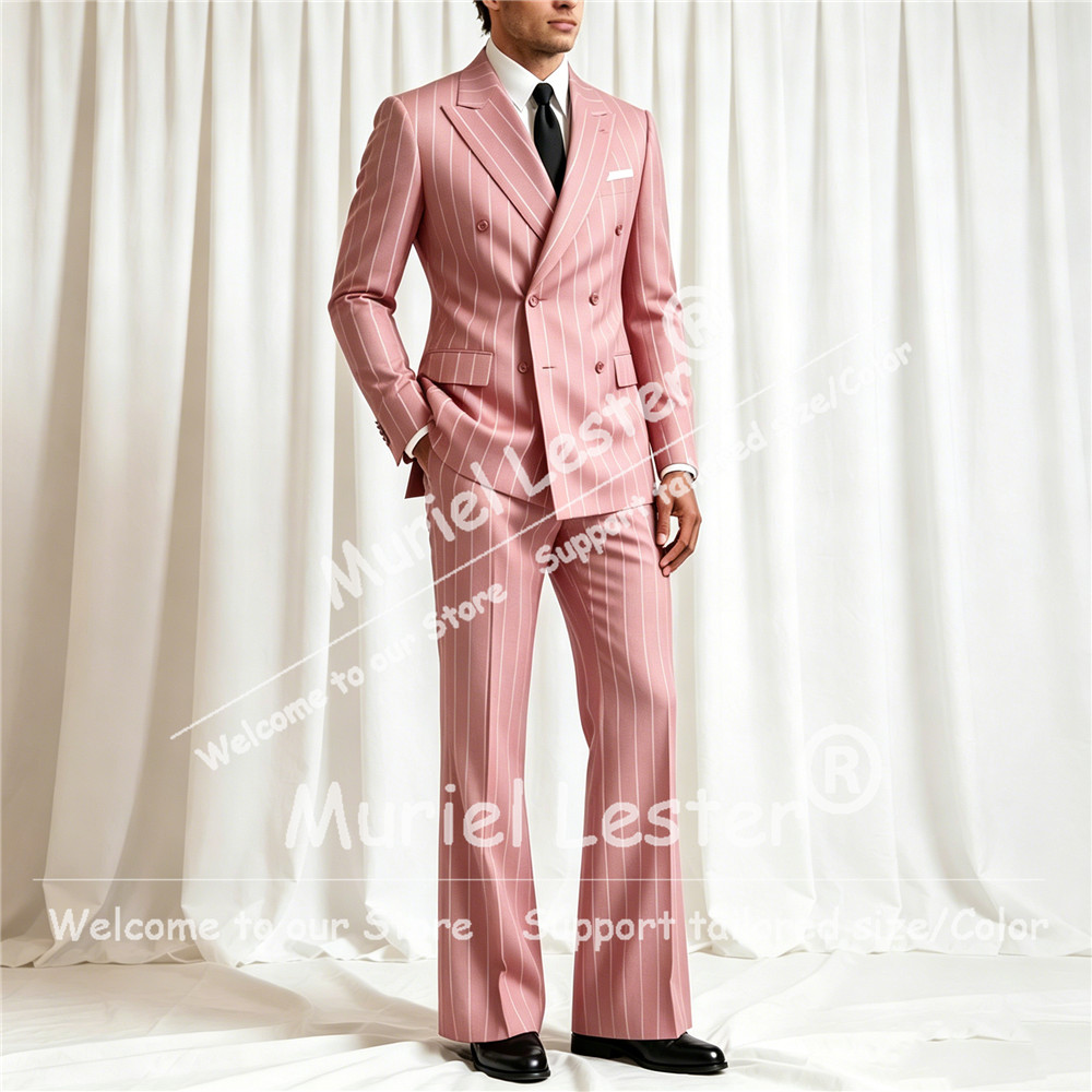 ชุดสูทลายทางสุดหรูสำหรับผู้ชาย - Elegant Formal Men'S Wear บทวิจารณ์และราคา
