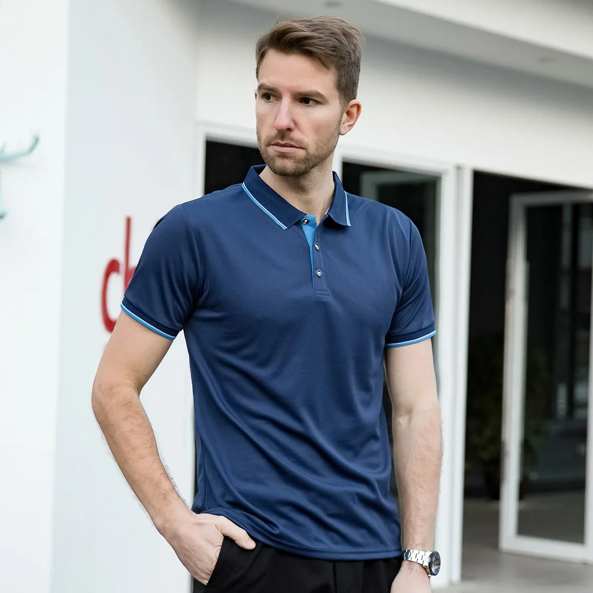 MRMT 2026 เสื้อยืดผู้ชายใหม่เอ - Men'S Polo Formal Wear บทวิจารณ์และราคา