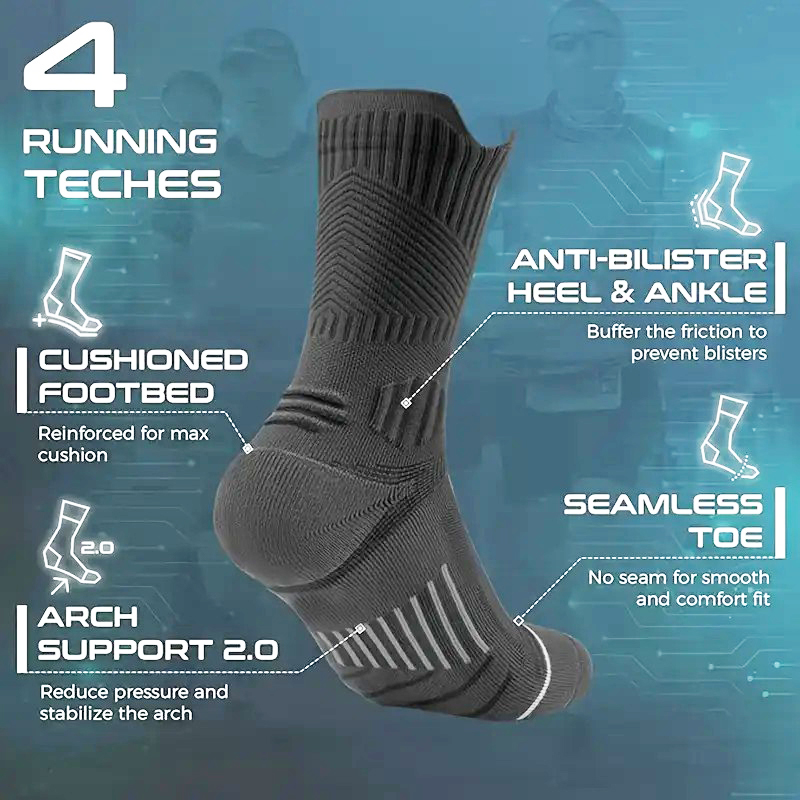 ถุงเท้ากีฬาบาสเก็ตบอลแบบมีซับใ - Sock Garter Men บทวิจารณ์และราคา