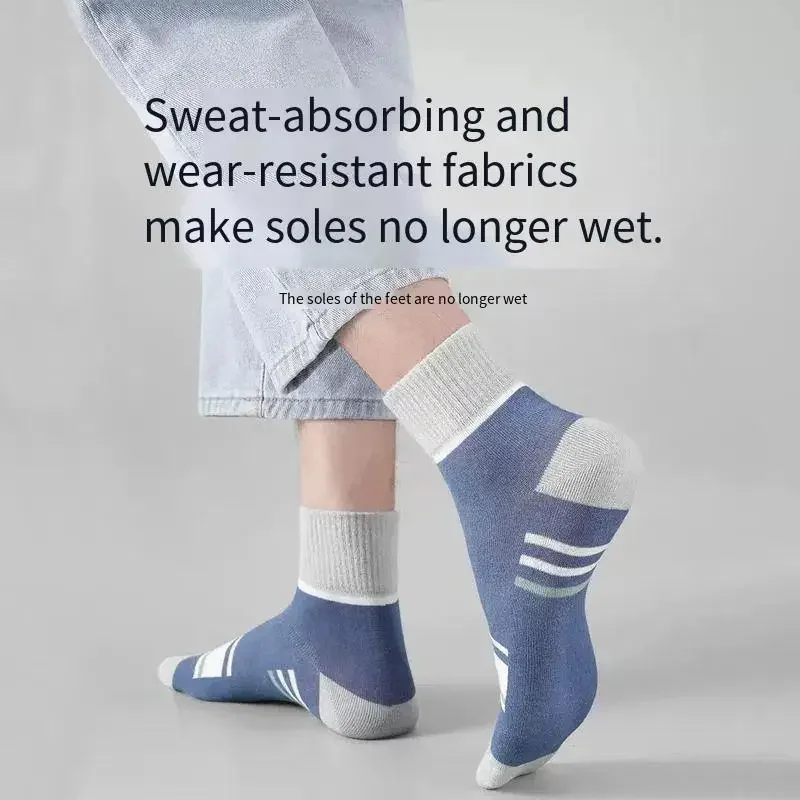 2 คู่พรีเมี่ยม 100% ผ้าฝ้ายผู้ - Sock Garter Men บทวิจารณ์และราคา