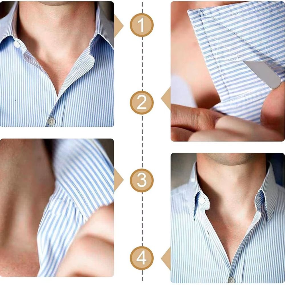 เหล็กดัดคอเสื้อแบบแม่เหล็ก 6 ช - Collar Stay Metal บทวิจารณ์และราคา