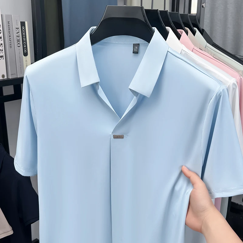 เสื้อเชิ้ตแขนสั้นสำหรับผู้ชาย  - Men'S Polo Formal Wear บทวิจารณ์และราคา