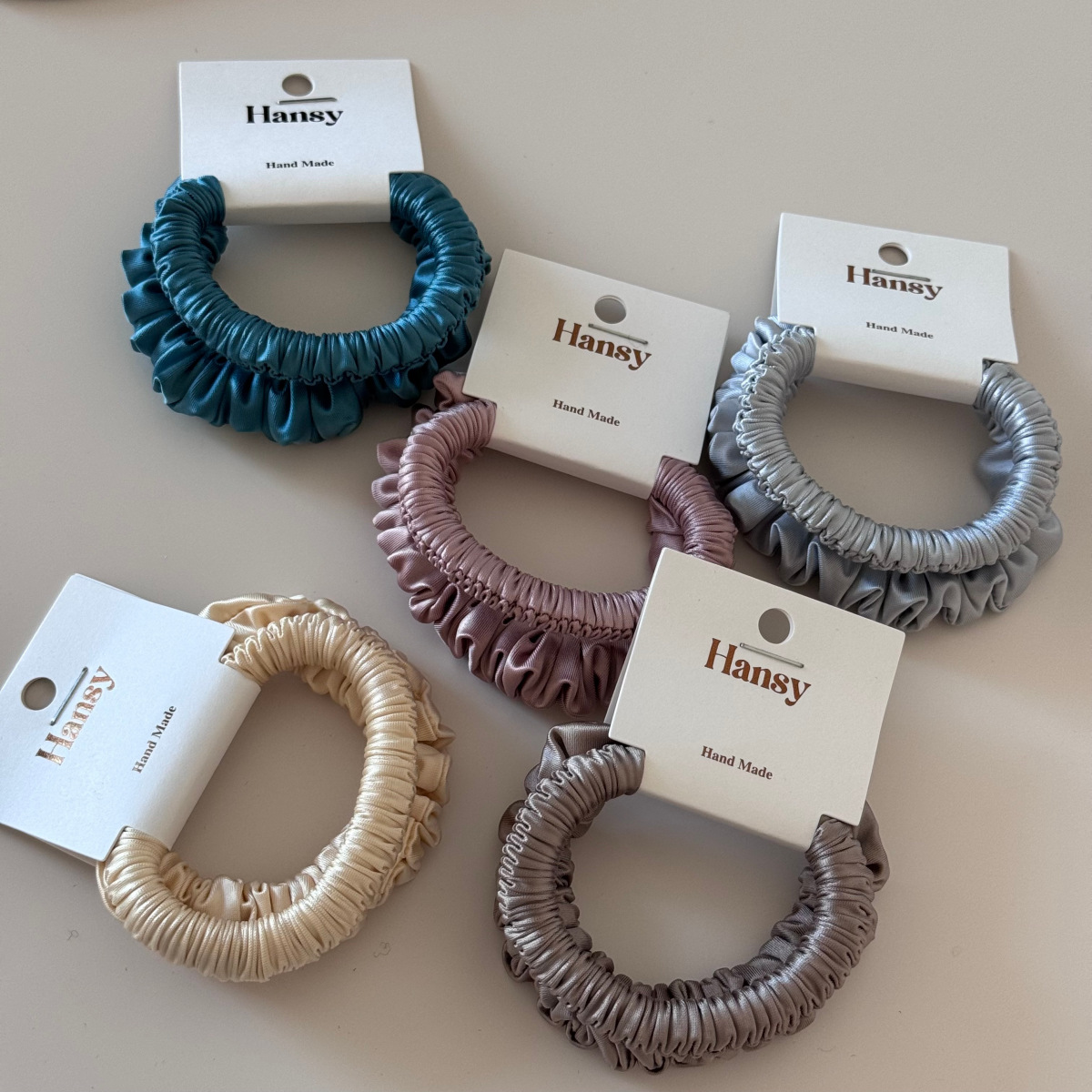 ยางมัดผมผ้าซาตินสำหรับผู้หญิง  - Silk Tie Woven บทวิจารณ์และราคา
